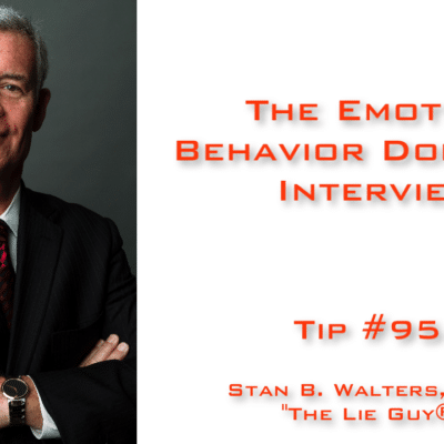 Interview and Interrogation Techniques Tip 95