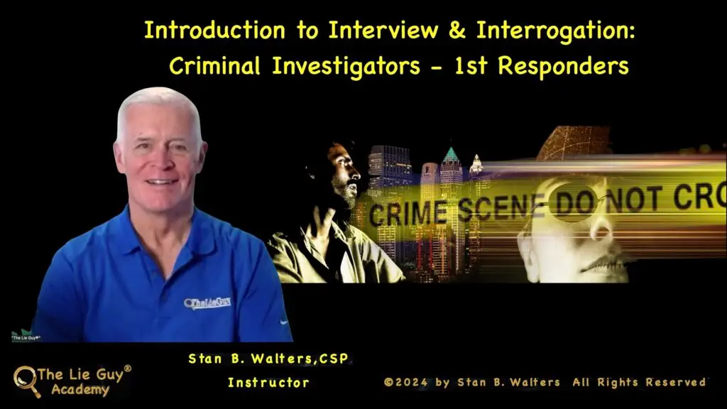 interview and interrogation techniques training