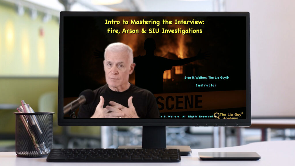 Live virtual interview and interrogation training taught by Stan B. Walters